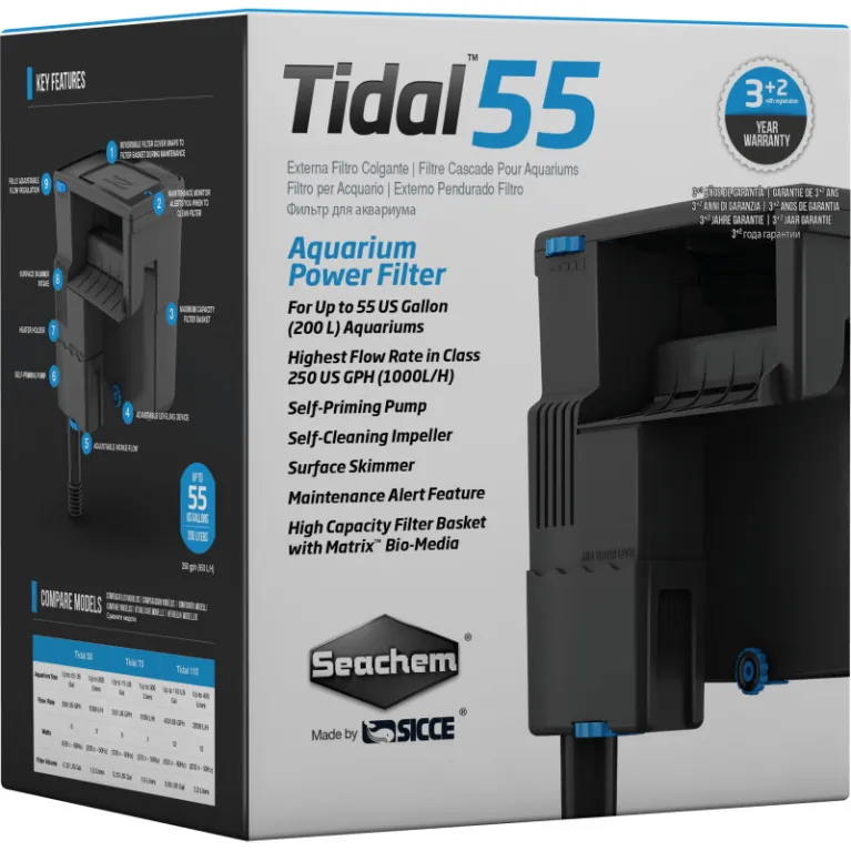 Filtre Cascade Seachem Tidal 110