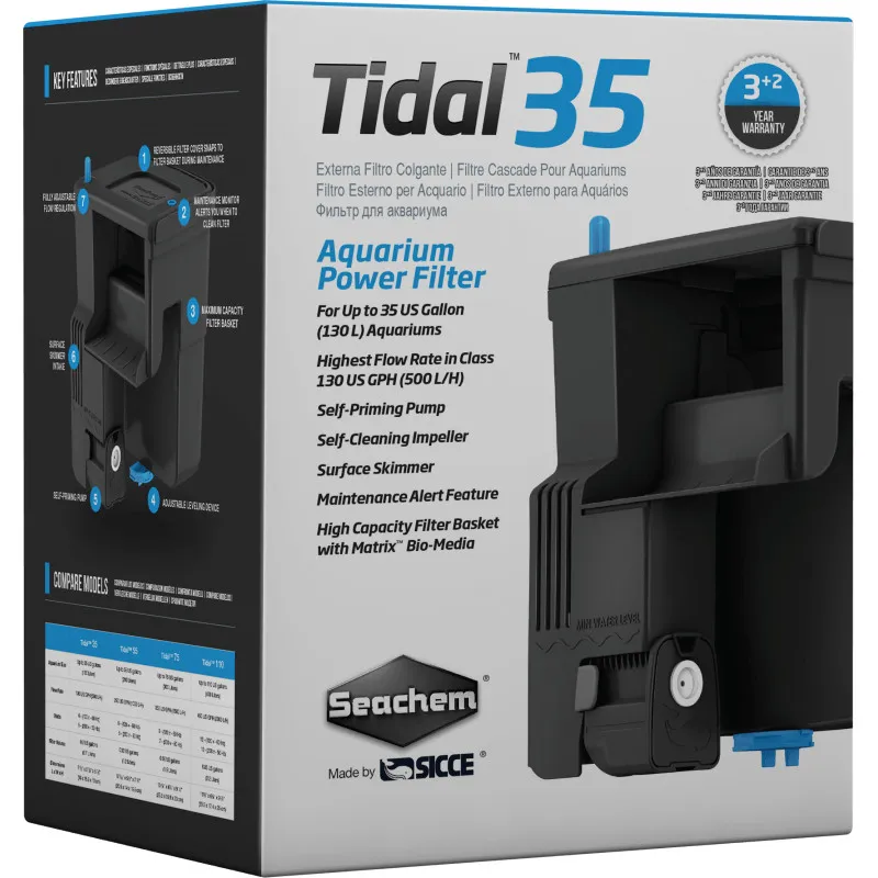 Filtre Cascade Seachem Tidal 35