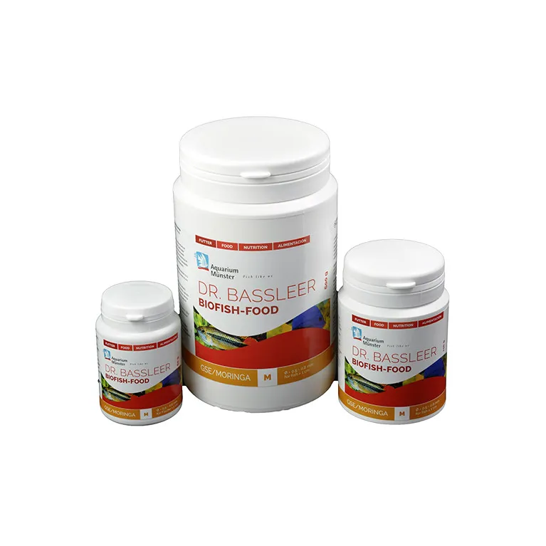 Dr BASSLEER BIOFISH FOOD GSE/MORINGA L 150gr