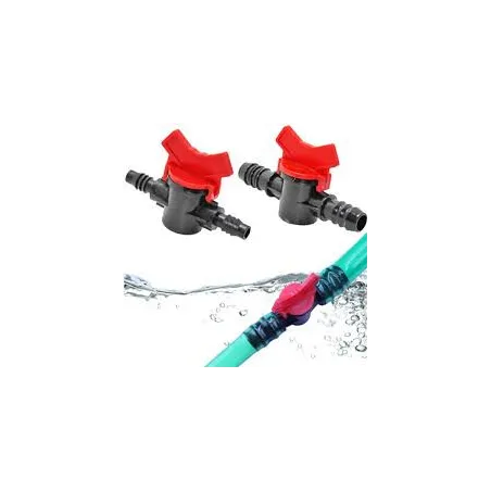 Robinet d'Arrêt pour Tuyaux d'Aquarium 9/12mm