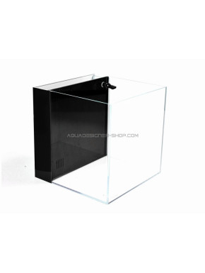 30x30x30 Optiwhite 27L avec Décantation Intégrée et Fond Noir