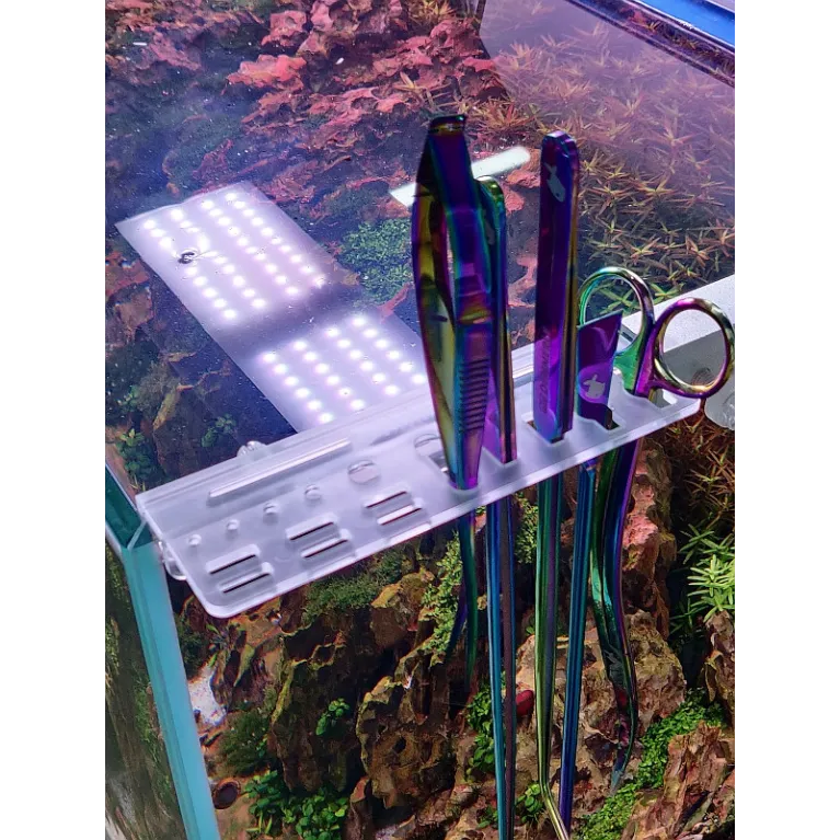 Support plexi pour outils d'aquascaping