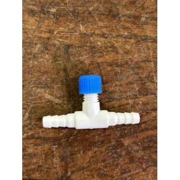 Robinet 6mm en T blanc