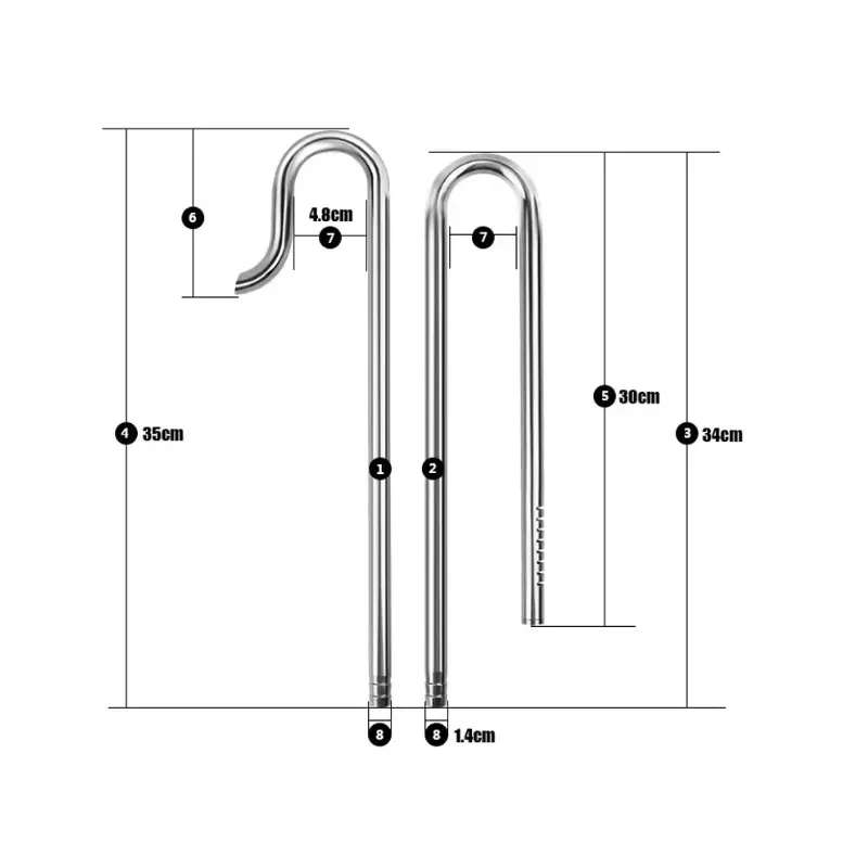 Lily pipe inox 12/16 (in et out)