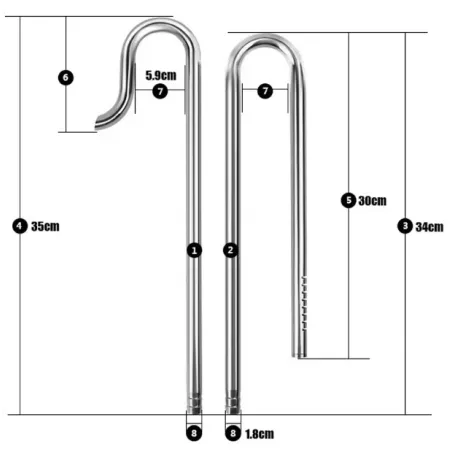 Lily pipe inox 16/22 (in et out)