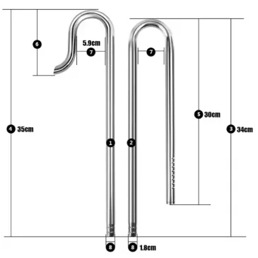 Lily pipe inox 16/22 (in et out)