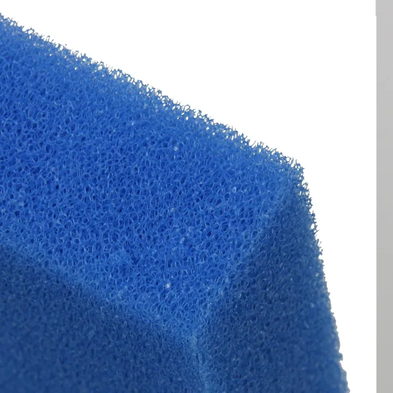 Mousse de filtration bleu - grosse maille 50x50x5cm
