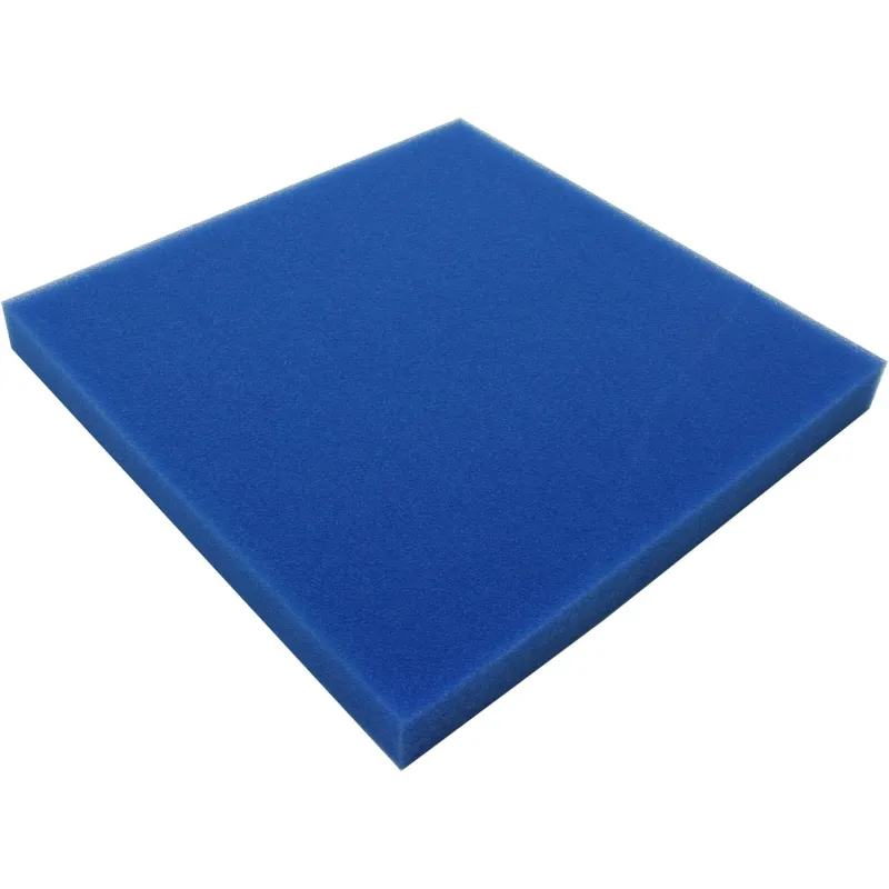 Mousse de filtration bleu - grosse maille 50x50x5cm