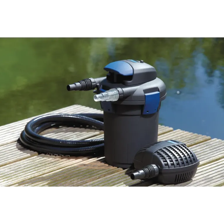 Filtre de bassin Oase BioPress Set 10000 – Kit complet avec pompe et UV