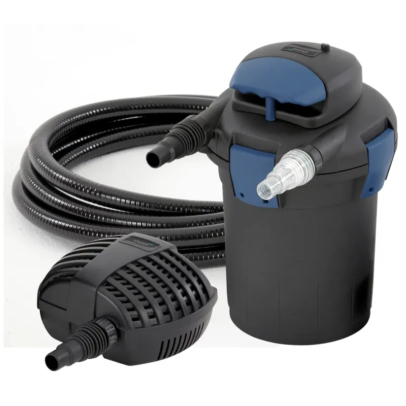 Filtre de bassin Oase BioPress Set 10000 – Kit complet avec pompe et UV