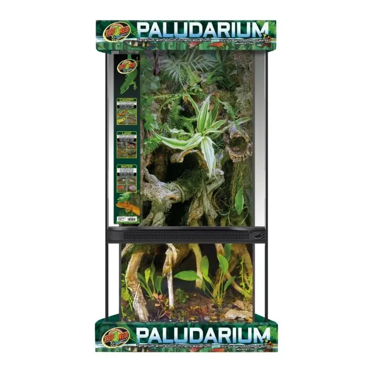 Paludarium Zoomed 46x46x91 cm – 40 L – Grand terrarium tropical polyvalent