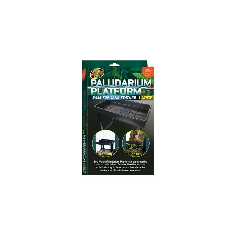 Plateforme pour paludarium Large Zoo Med – Zone terrestre surélevée sur pieds