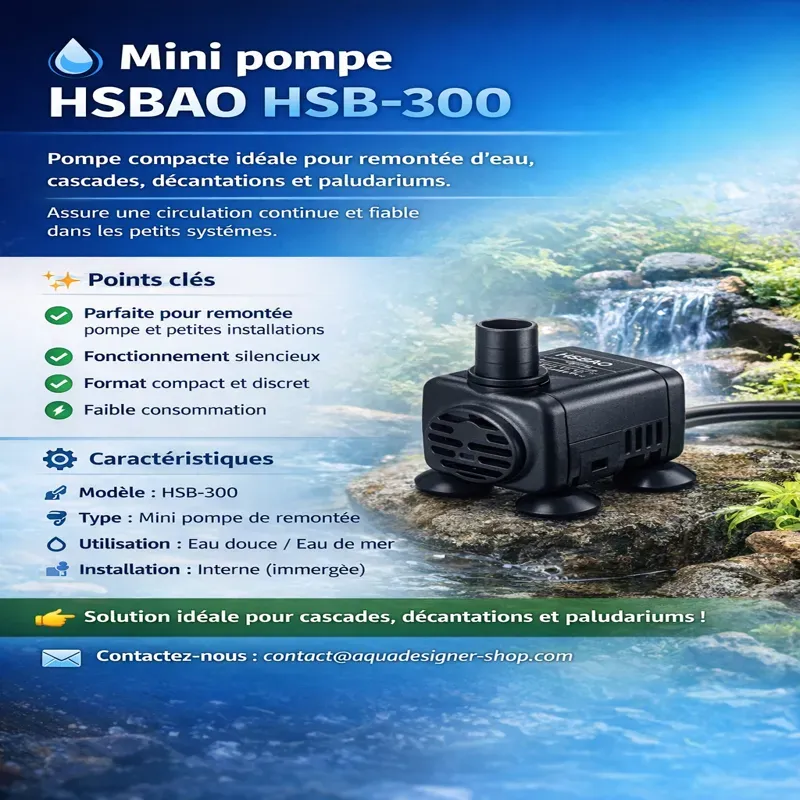💧 Mini pompe HSBAO HSB-300