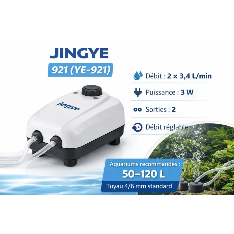 💨 Pompe à air Jingye 921 (YE-921)