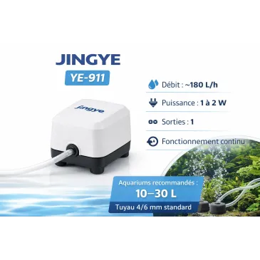 💨 Pompe à air Jingye YE-911