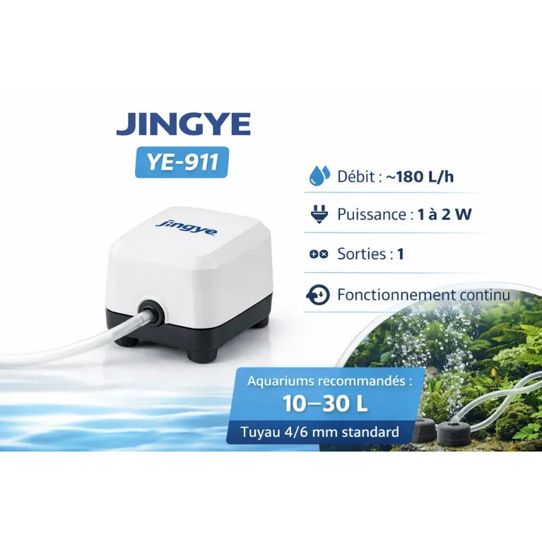 💨 Pompe à air Jingye YE-911