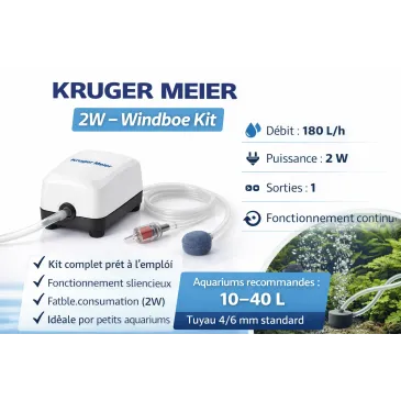 💨 Pompe à air Kruger Meier 2W – Windboe Kit