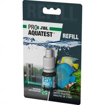 JBL ProAquaTest Recharge pH 7,4-9,0 | Recharge test pH aquarium eau douce et marine