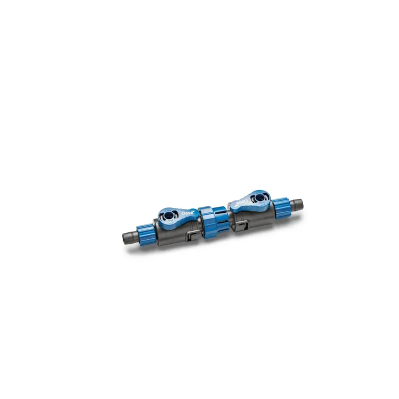 OASE Shutoff Valve robinet double 16/22 robinet d'arrêt aquarium tuyau chez AQUADESIGNER-SHOP