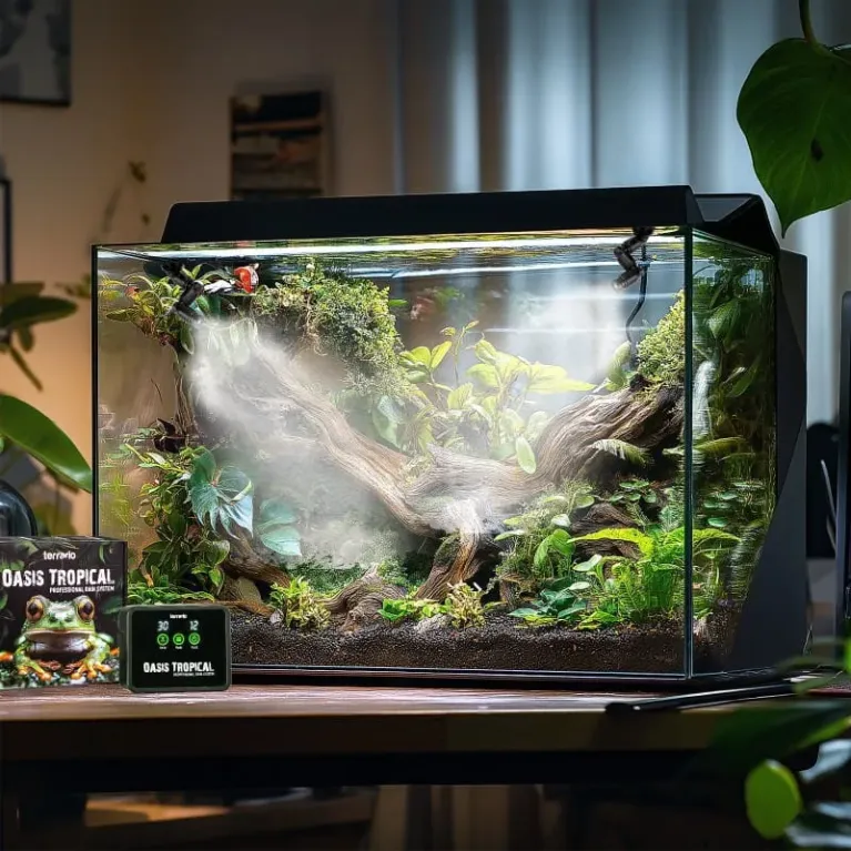 TERRARIO Oasis Tropical | Système pluie automatique terrarium