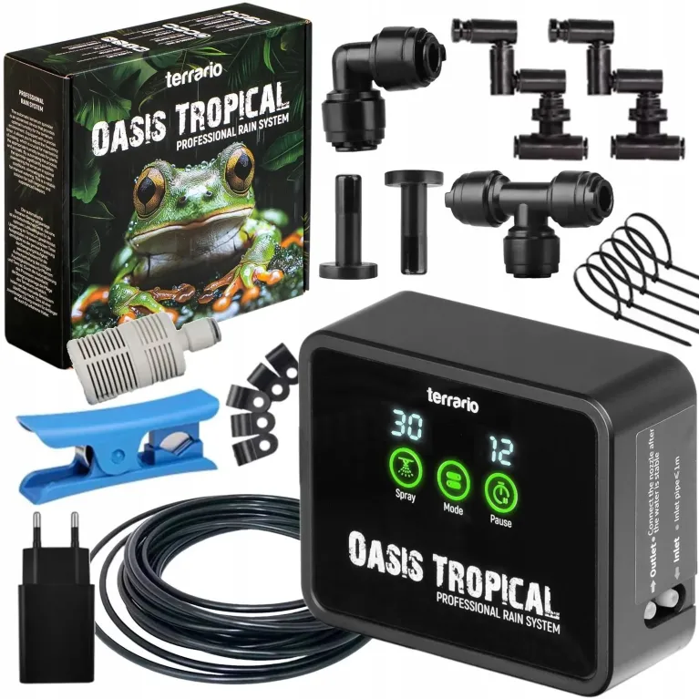 TERRARIO Oasis Tropical | Système pluie automatique terrarium