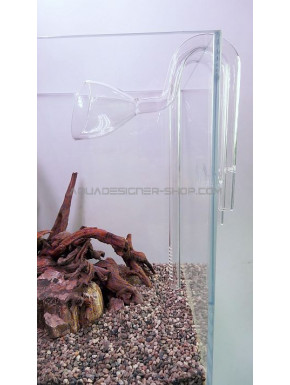 Aquarium ADA Style 13 mm 17 mm Tuyau de nénuphar en verre Tube d'écoulement  d'entrée Le filtre de tuyau d'eau de sortie d'entrée en verre Conservation  de l'eau moyenne for filtre d'aquarium