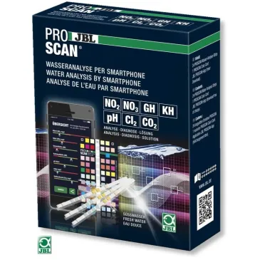 Proscan jbl  test d'eau no2 n03 ph gh kh cl2 co2 aquascaping aquarium