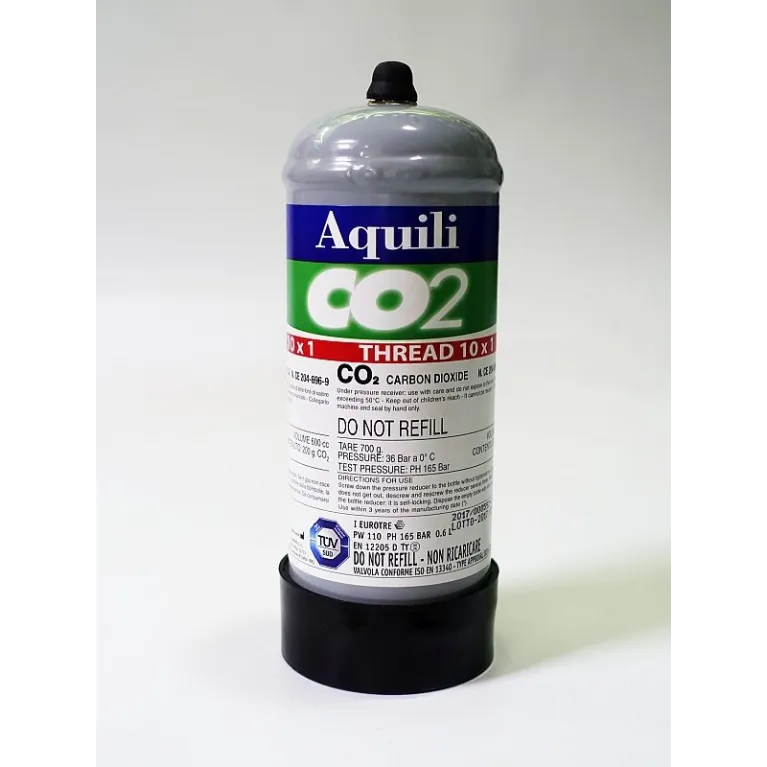 Bouteille co2 300g jetable Aquili