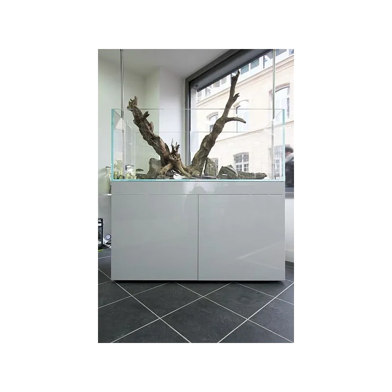 Meuble aquarium design gris metalik aquadesigner boutique aquarium