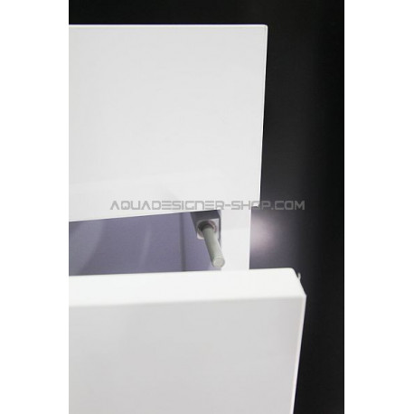 Meuble aquarium design blanc brillant aquadesigner boutique aquarium
