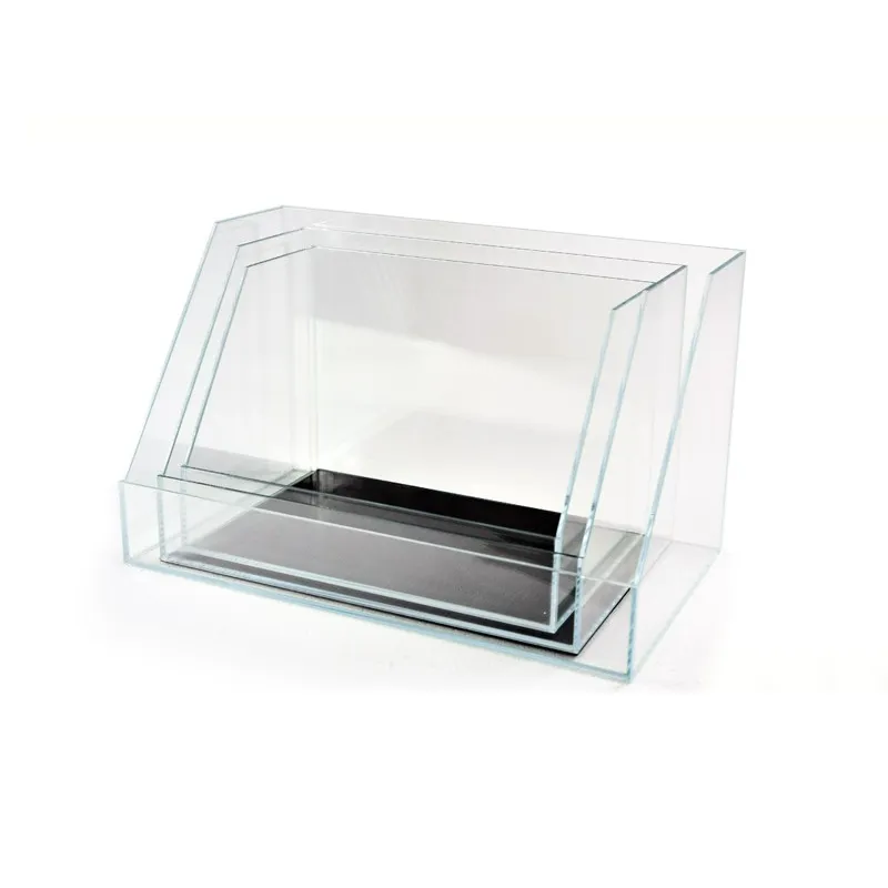 Aquarium paludarium verre extra clair "optiwhite" 40x25x26cm