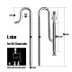 Lily pipe inox avec skimmer 16/22 (in et out)
