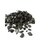 black gravel stones