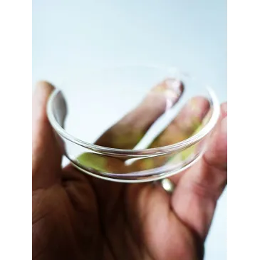 Coupelle en verre diamètre 6cm pour nourrissage crevette