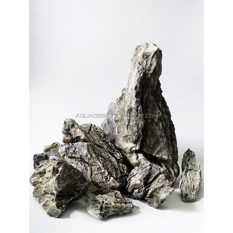Black Boulder : pierre pour aquarium élégante - Materiel-Aquatique