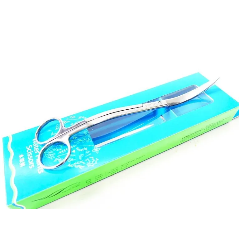Ciseaux vague 21cm : ciseaux d'aquascaping aquadesigner shop