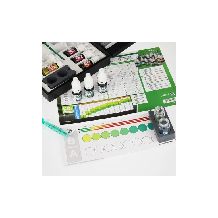 JBL Test Combi Set Plus NH₄ Coffret de tests comprenant les 5 princip