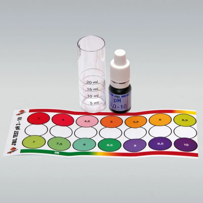 JBL Test pH 3,0-10,0 Test pour la détermination de l’acidité de l’eau