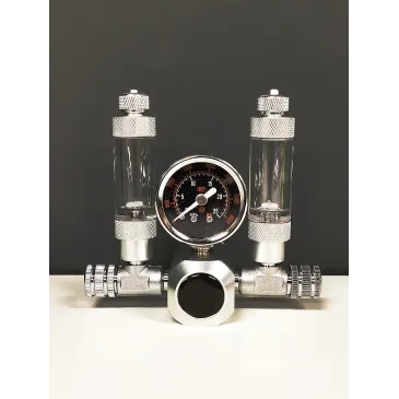 Détendeur double pour co2 simple manomètre