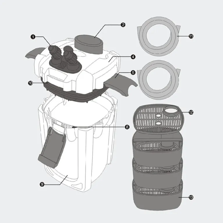 Filtre externe 1000L/H 