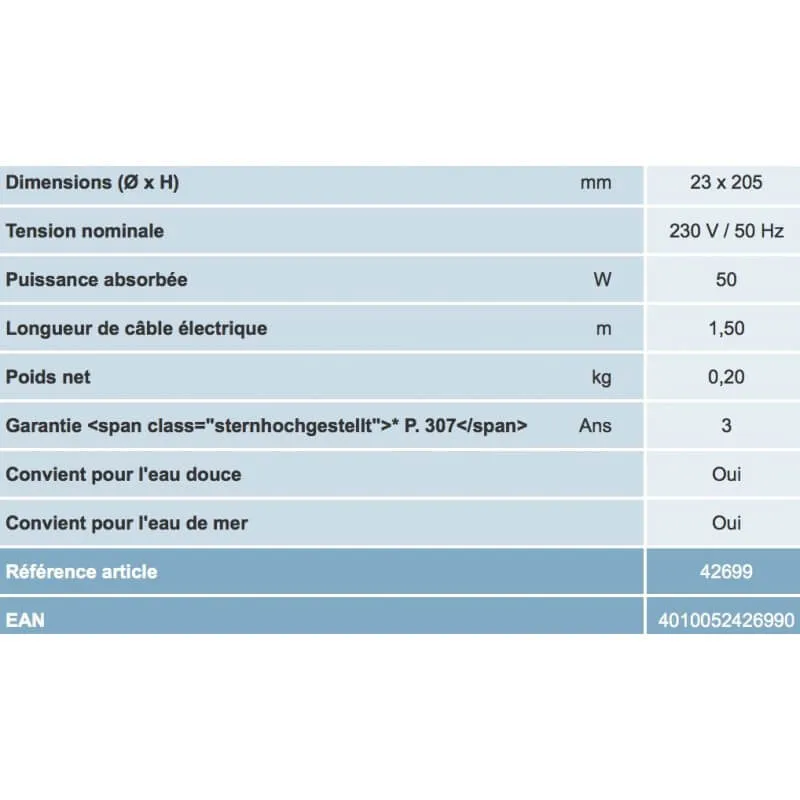 Chauffage Oase Heatup 50