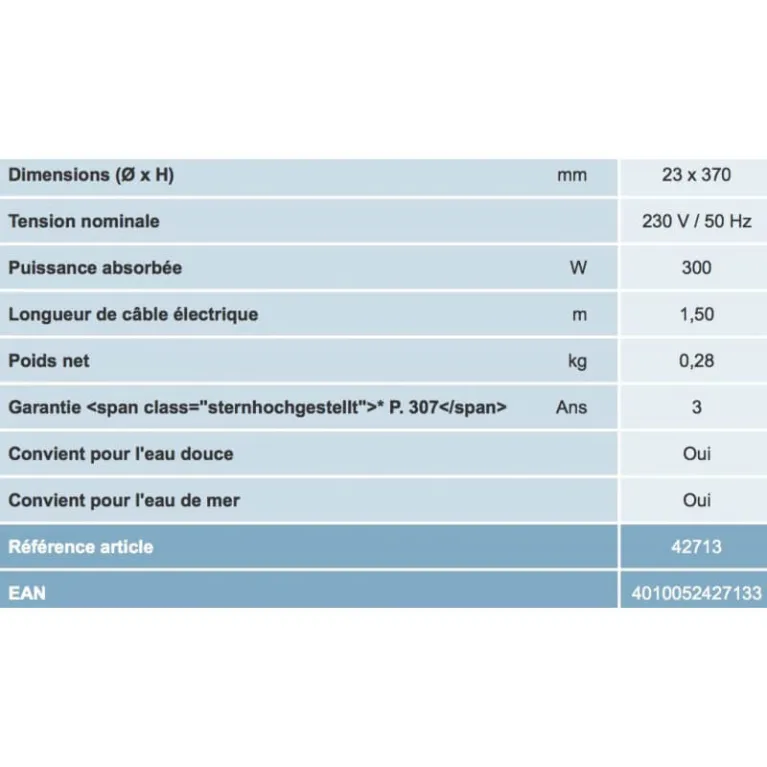 Chauffage Oase Heatup 300